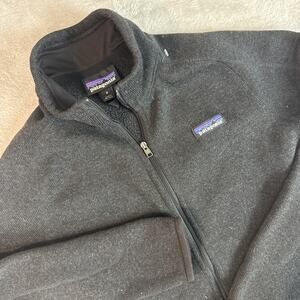 Patagonia Women's EUC Black Better Sweater Full Zip Fleece Jacket Size M